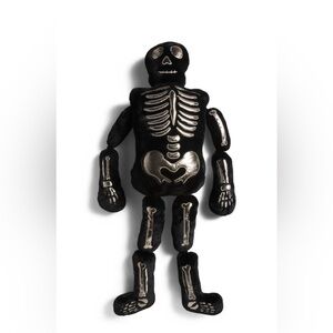 NEW Isaac Mizrahi 5ft Life Sized Glam Skeleton Buddy Pillow - Black/Gold